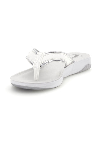 Weiße Flip-Flops mit anatomischem Fußbett Inblu 15 DD