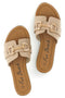 Ciabatte beige con morsetto Fun beach 15601