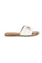 Ciabatte bianche con morsetto Fun beach 15601