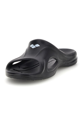 Schwarze Hausschuhe mit Arena-Logo 003839 500