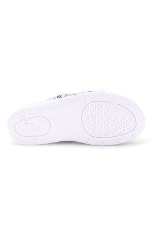 Ciabatta bianca e blu professionale con sottopiede in pelle Best Medical 2883