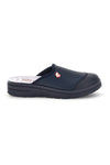Ciabatte Professionali Blu in Vera Pelle Made in Italy Mrs chef 1753