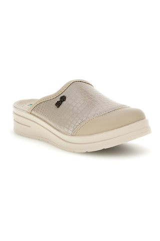 Ciabatte professionali beige con plantare anatomico Bio up 753