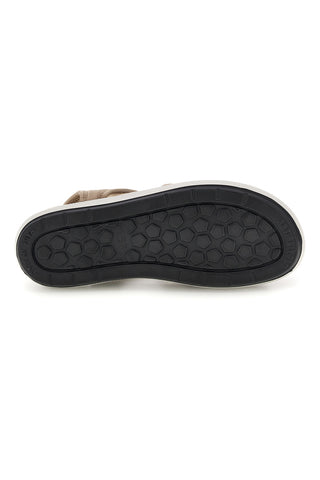 Sandali beige con suola antiscivolo e soletta comfort very soft Bio up 01