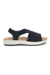 Sandali nero con suola antiscivolo e soletta comfort very soft Bio up 01