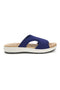 Blaue Sandalen mit rutschfester Sohle und sehr weichem Komfortfußbett Bio up 10