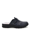 Ciabatte professionali blu in vera pelle Made in Italy Mrs Chef 8005