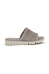 Beige Hausschuhe mit Frotteeband Linea Comoda 7990