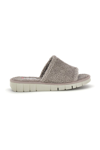 Beige Hausschuhe mit Frotteeband Linea Comoda 7990