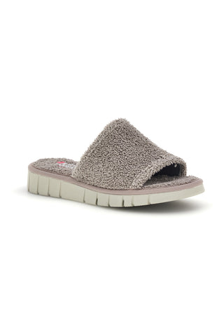 Beige Hausschuhe mit Frotteeband Linea Comoda 7990
