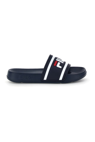 Ciabatte blu con fascia e logo Fila Morro Bay
