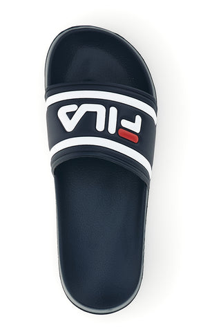 Ciabatte blu con fascia e logo Fila Morro Bay