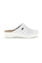 Ciabatte professionali bianche con tomaia stretch e soletta anatomica Fly flot 90T50001RB
