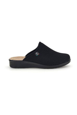Schwarze Hausschuhe mit durchbrochenem Obermaterial Fly Flot 90830368FE