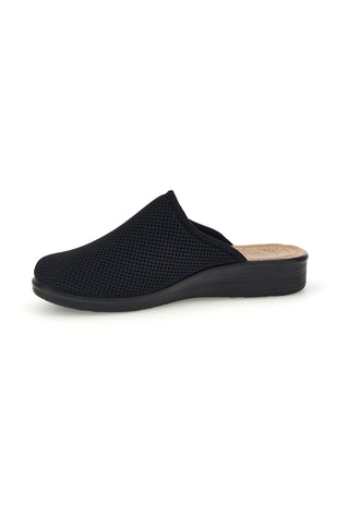 Schwarze Hausschuhe mit durchbrochenem Obermaterial Fly Flot 90830368FE