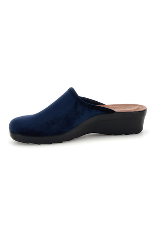 Blaue Pantoffeln mit Absatz Fly flot 90L70X67PE