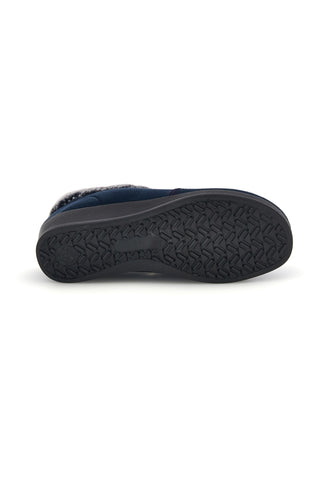 Blaue Hausschuhe mit weichem Innenfutter Fly Flot 90N30771WH