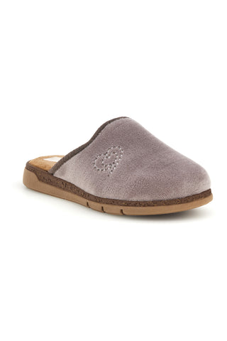 Graue Hausschuhe mit flexibler Sohle Plocadi 6521580PE