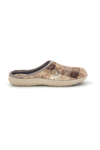 Beige karierte Hausschuhe von Inblu, Größe 39 ET