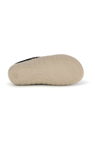 Beigefarbene Pantoffeln mit Animal-Print von Inblu, Größe 40 ET
