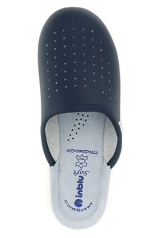 Blaue Arbeitsschuhe mit perforiertem Obermaterial, Modell Inblu 5033N