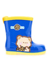 Blaue und gelbe Regenstiefel 2t2l 07