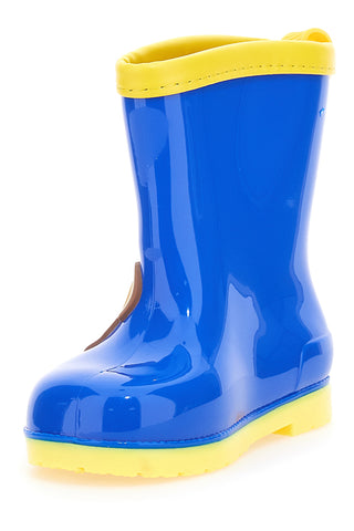 Blaue und gelbe Regenstiefel 2t2l 07