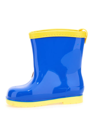 Blaue und gelbe Regenstiefel 2t2l 07