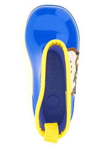 Blaue und gelbe Regenstiefel 2t2l 07