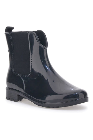 Stivaletti Chelsea Neri In Gomma 2T2L 01