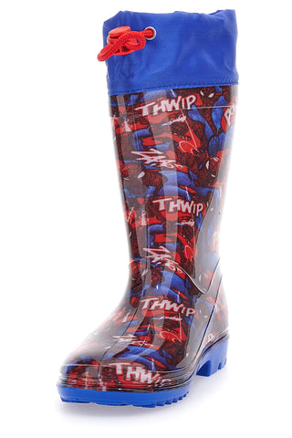 Stivali pioggia multicolor con stampa Spiderman e coulisse Spiderman R1310587S02