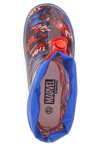 Stivali pioggia multicolor con stampa Spiderman e coulisse Spiderman R1310587S02