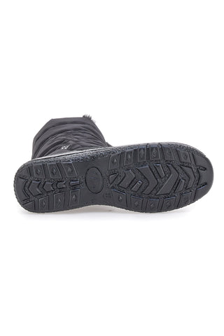 Schwarze Schneestiefel mit Frontreißverschluss 2T2L 2355