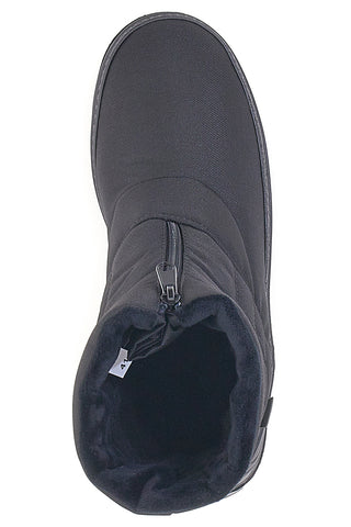 Doposci Neri con Cerniera Frontale 2T2L 2387