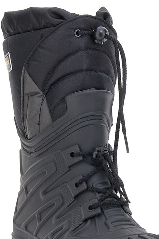 Schwarze Après-Ski-Stiefel mit warmer Polsterung und verstellbaren Schnürsenkeln Goodyear GY3207