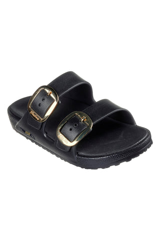 Ciabatte Nere Skechers Foamies: Arch Fit Cali Breeze Gold Star