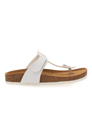 Ciabatte Bianche Infradito con sottopiede preformato Superga S31C370