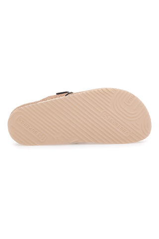 Flip-Flops mit goldenem Glitzer und verstellbarer Schnalle. Hergestellt in Italien. Superga S31Y170