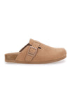 Sabot Beige con Fibbia e Plantare Preformato in Pelle SUPERGA S11U700
