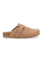 Sabot Beige con Fibbia e Plantare Preformato in Pelle SUPERGA S11U700
