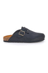 Schwarze Hausschuhe Made in Italy mit Innensohle aus echtem Leder SUPERGA S31U384