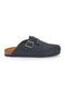 Schwarze Hausschuhe Made in Italy mit Innensohle aus echtem Leder SUPERGA S31U384