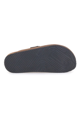 Braune, in Italien hergestellte SUPERGA S31U384 Sabot-Hausschuhe