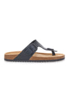 ALTEMBERG 121 Schwarze Flip-Flops