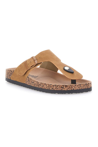 Leder-Flip-Flops mit Schnalle Prima Riga14206