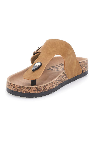 Leder-Flip-Flops mit Schnalle Prima Riga14206