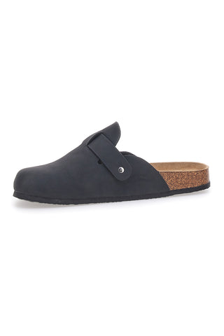 Schwarze Sabot-Hausschuhe mit vorgeformtem Fußbett Goodyear GY42030