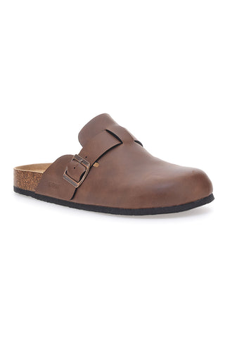 Braune Sabot-Hausschuhe mit vorgeformtem Fußbett Goodyear GY42030