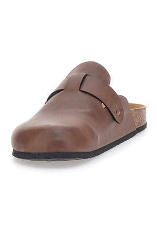 Braune Sabot-Hausschuhe mit vorgeformtem Fußbett Goodyear GY42030