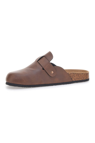 Braune Sabot-Hausschuhe mit vorgeformtem Fußbett Goodyear GY42030